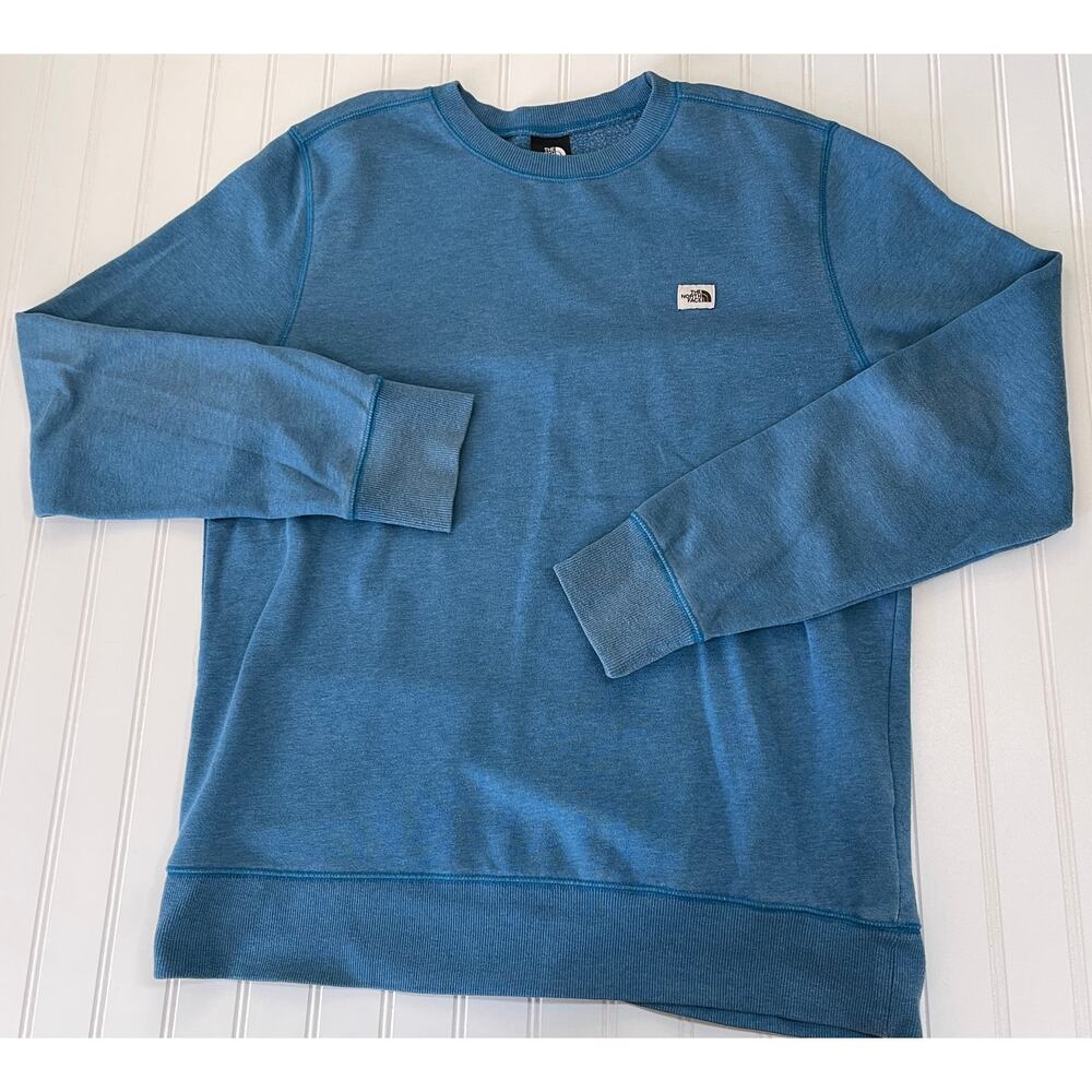 The North Face Mens Heritage Patch Crewneck Sweatshirt Outdoors Mens Large‎